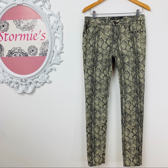 Big Star Denim - Big Star x Alex mid Rise / Snake Print Jean